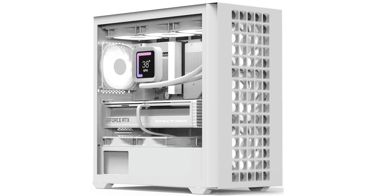 Kasë PC Aerocool D302A / Mini Tower / Micro-ATX + Mini-ITX / 3x 120mm + 1x 120mm ARGB Fan / Tempered Glass - Bardhë - 2