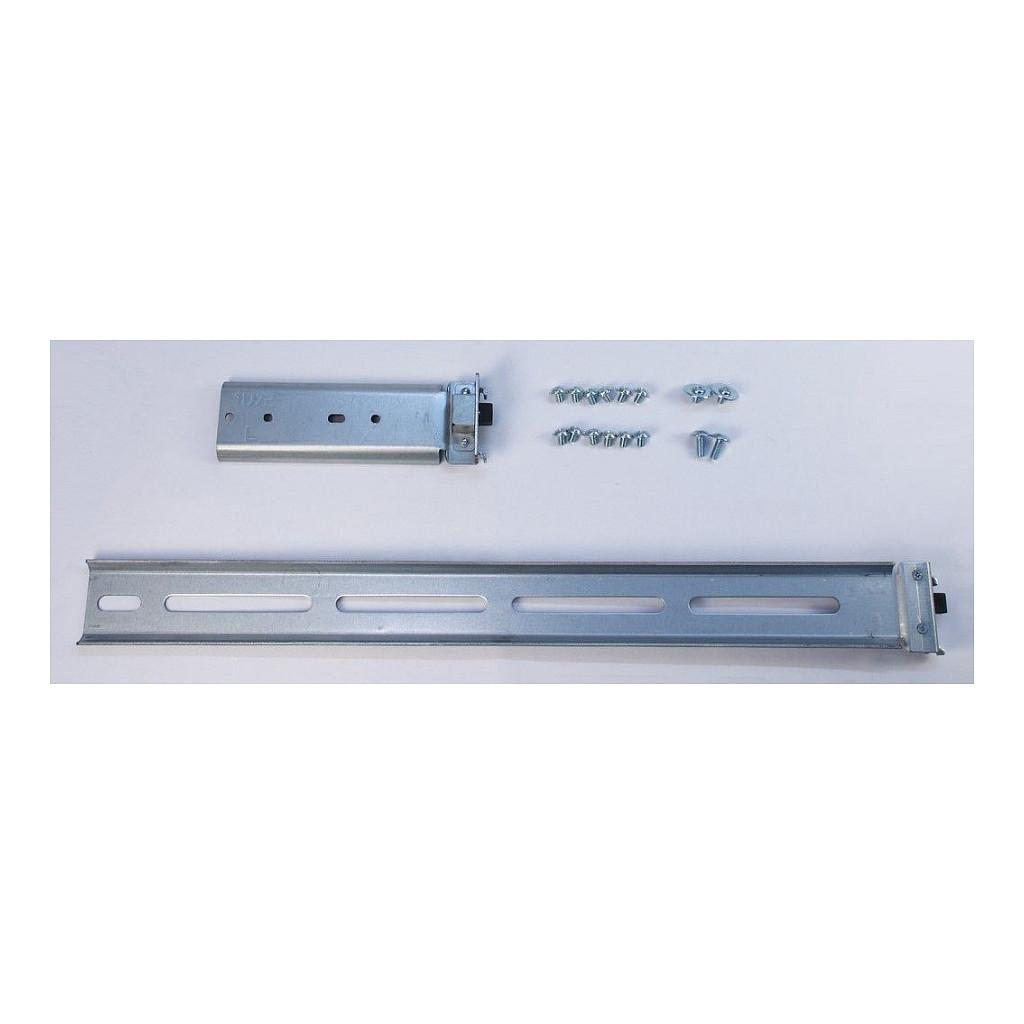 Shina teleskopike për rack Inter-Tech 88887221, 2U, 455mm, thellësi montimi 500–800mm, kapacitet ngarkese 30kg, çelik - Gri - 4