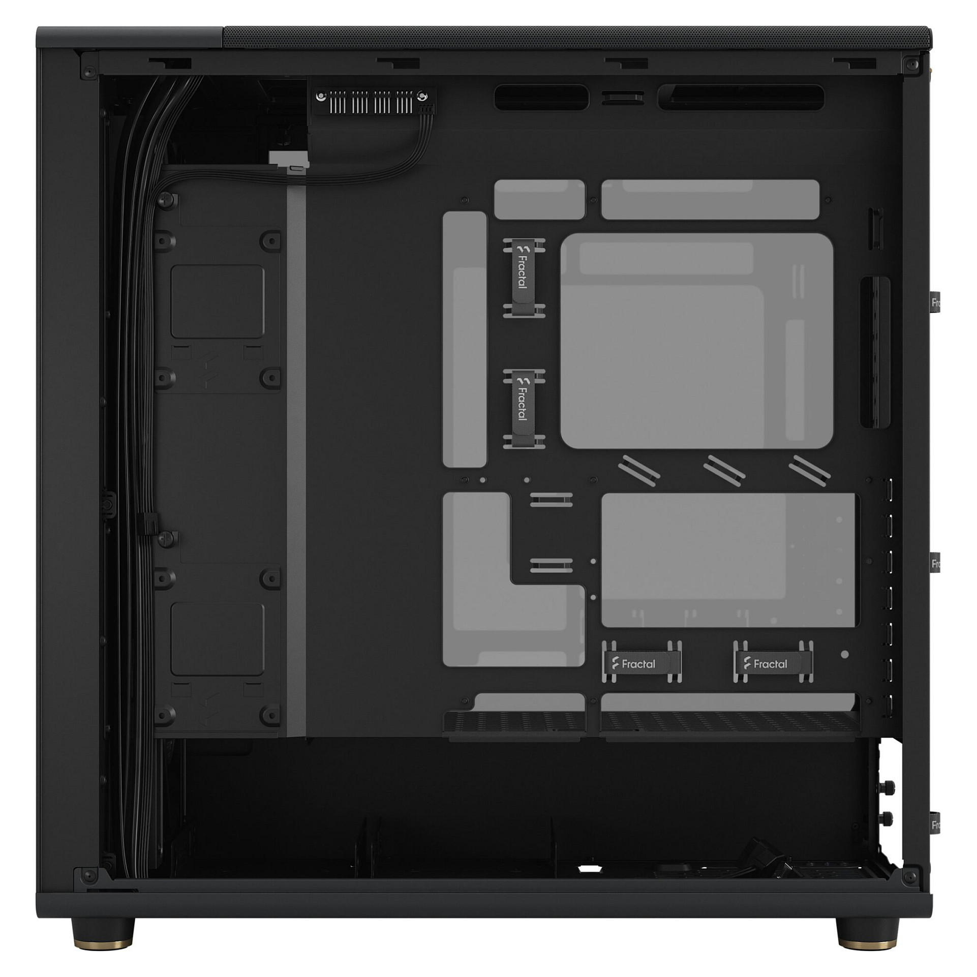 Kasë PC Fractal Design North XL / Desktop / ATX / 3x 140mm Fan - Zezë - 11