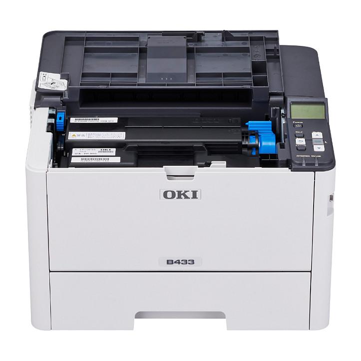 Printer Laser OKI B433dn / LED / A4 / 1200 × 1200 DPI / 40 ppm / Duplex - Gri/Bardhë - 5
