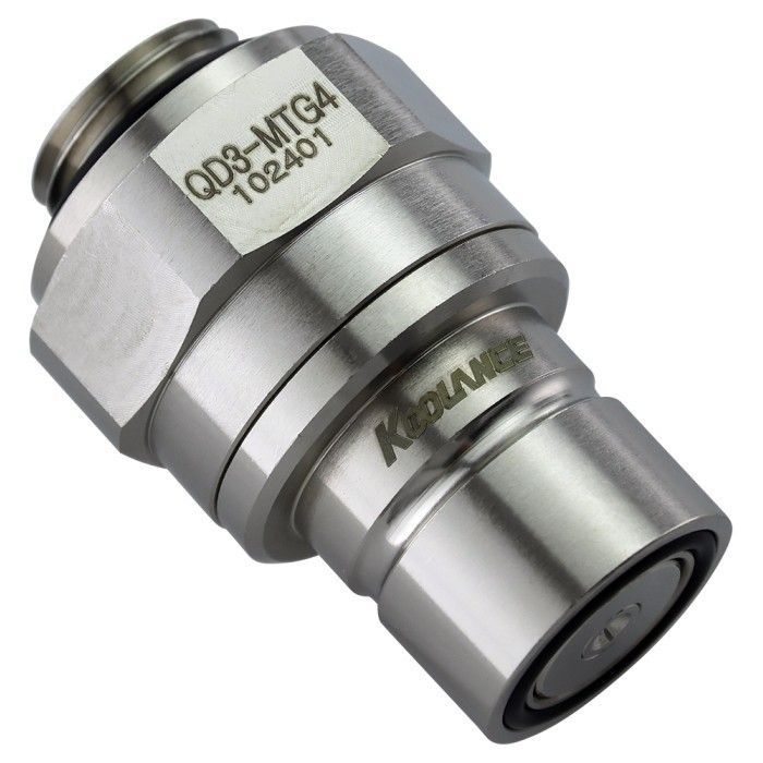 Aksesor për Ftohës Koolance QD3-MT10X16 / Quick-Disconnect / Mashkull / 16/10mm / No-Spill – Argjend - 2