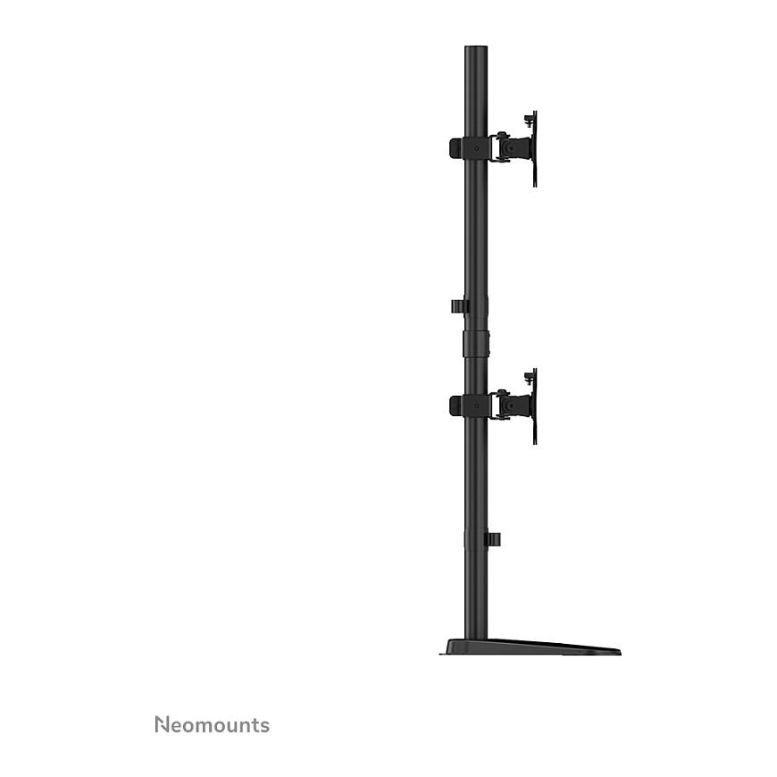 Mbajtëse për Monitor Neomounts FPMA-D550DDVBLACK / 2 Monitorë / 10–32" / deri 6kg për Monitor / VESA 75x75 & 100x100 / Rotacion 360° / Lartësi e Rregullueshme - Zezë - 4