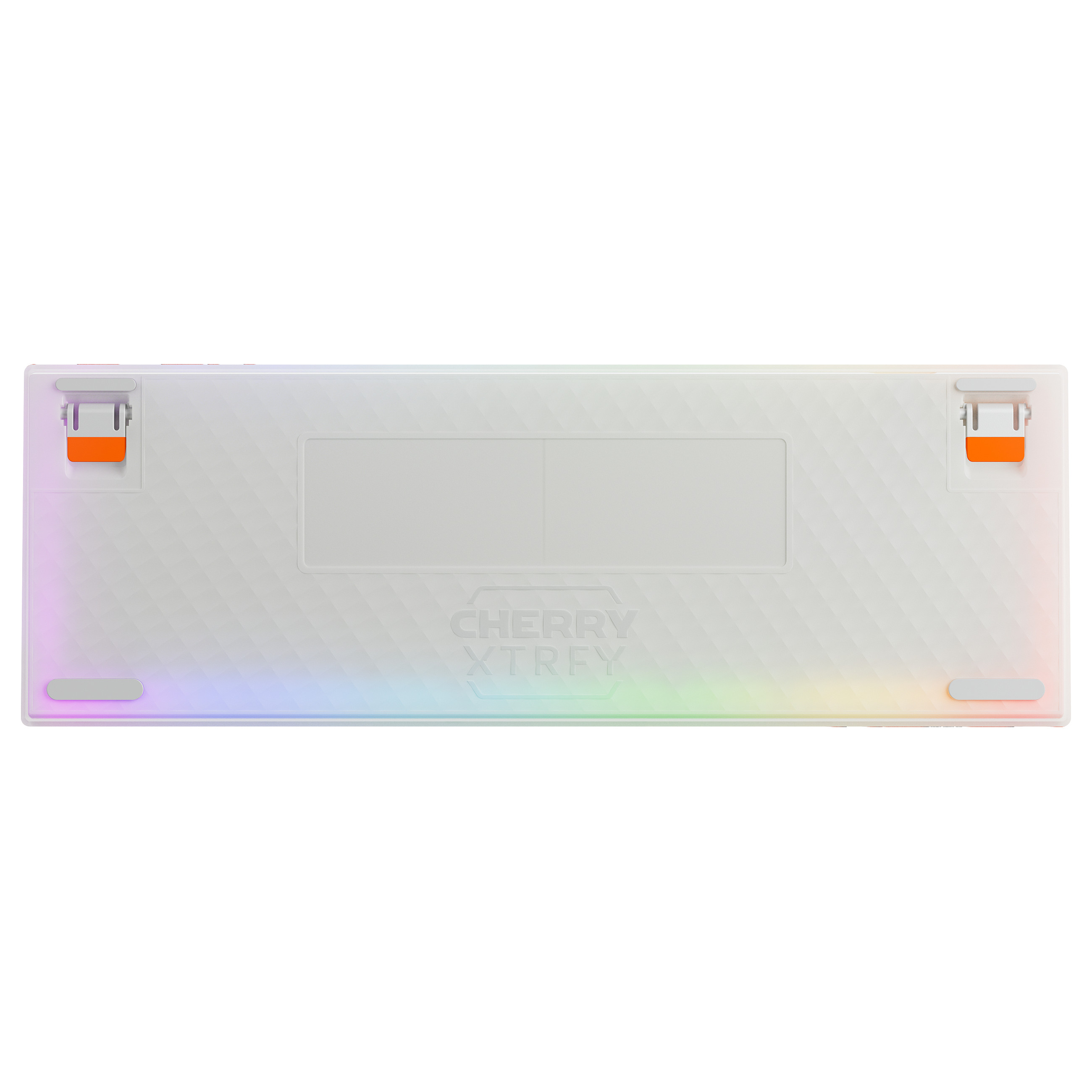 Tastierë Gaming CHERRY K5 PRO TMR COMPACT / Wired / QWERTZ / Mekanike / RGB LED - Portokalli/Bardhë - 4