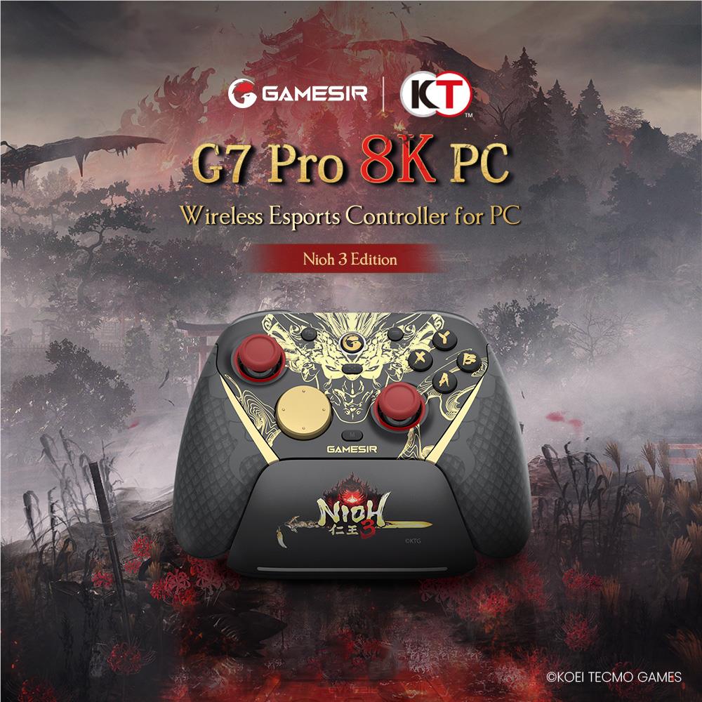 Kontroller për PC GameSir G7 Pro 8K Nioh 3 Edition / Wireless & Wired – Zezë/Ari - 4