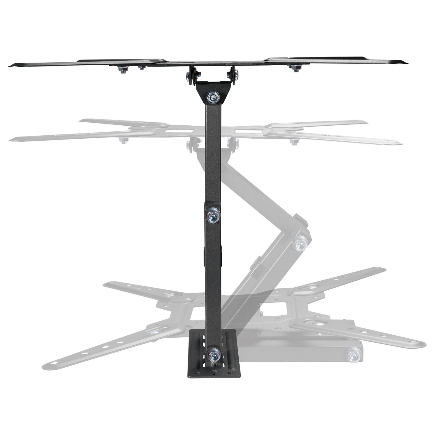 Mbajtëse Muri për TV Equip 650413 / 23"-55" / 30kg / Full Motion / Tilt -10° deri +3° / Swivel ±90° - Zezë - 3