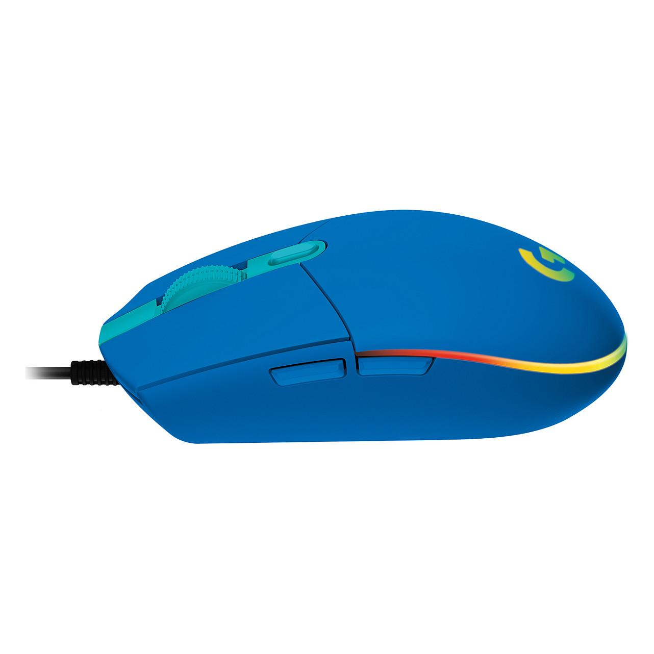 Maus Gaming me Kabllo Logitech G G203 LIGHTSYNC / 8000 DPI / 6 Butona / 1 ms / USB – Blu - 4