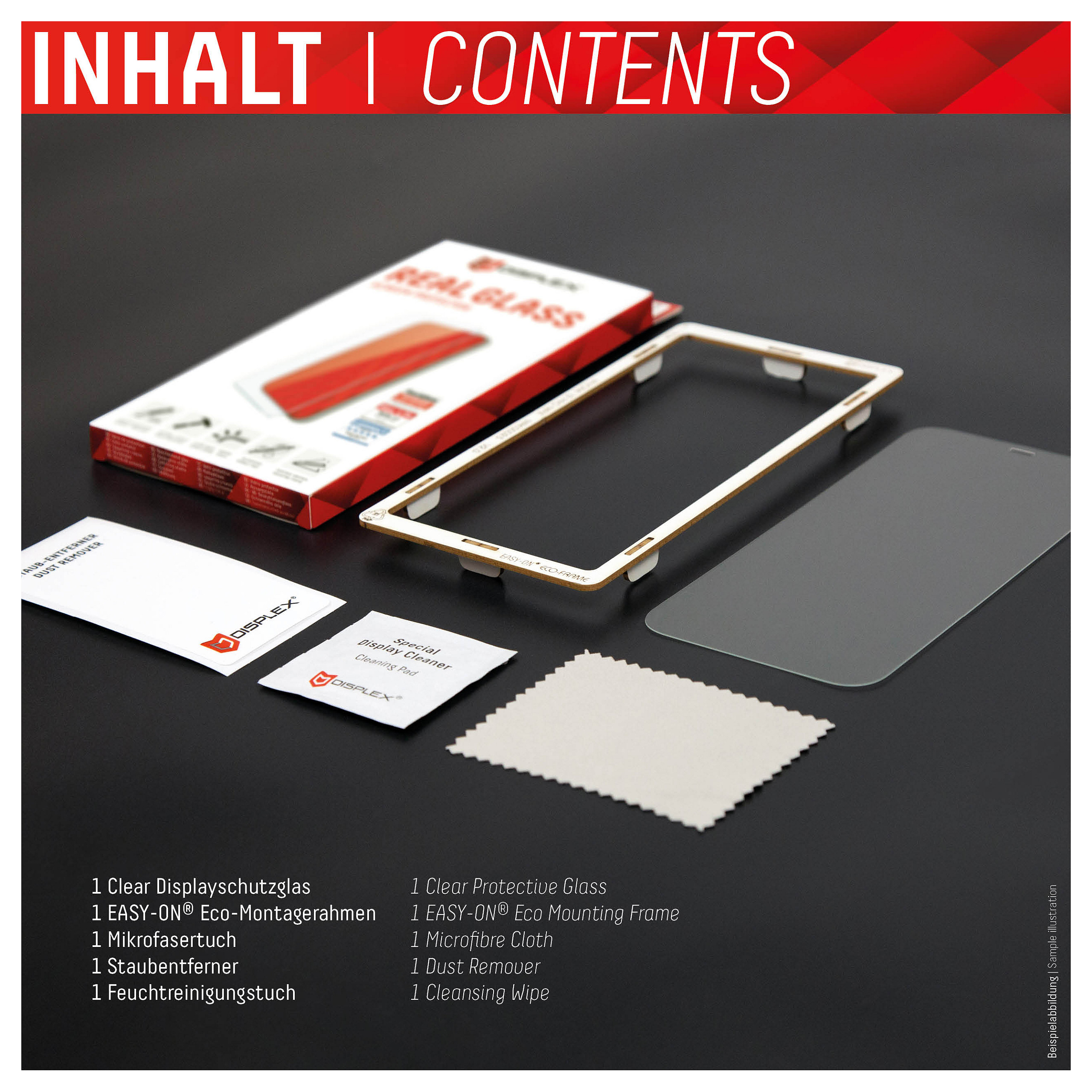 Mbrojtëse për ekran Displex / Apple iPhone 13 / 13 Pro / 14 / 16e / 17e / Xham Tempered Glass 10H - Transparente - 8