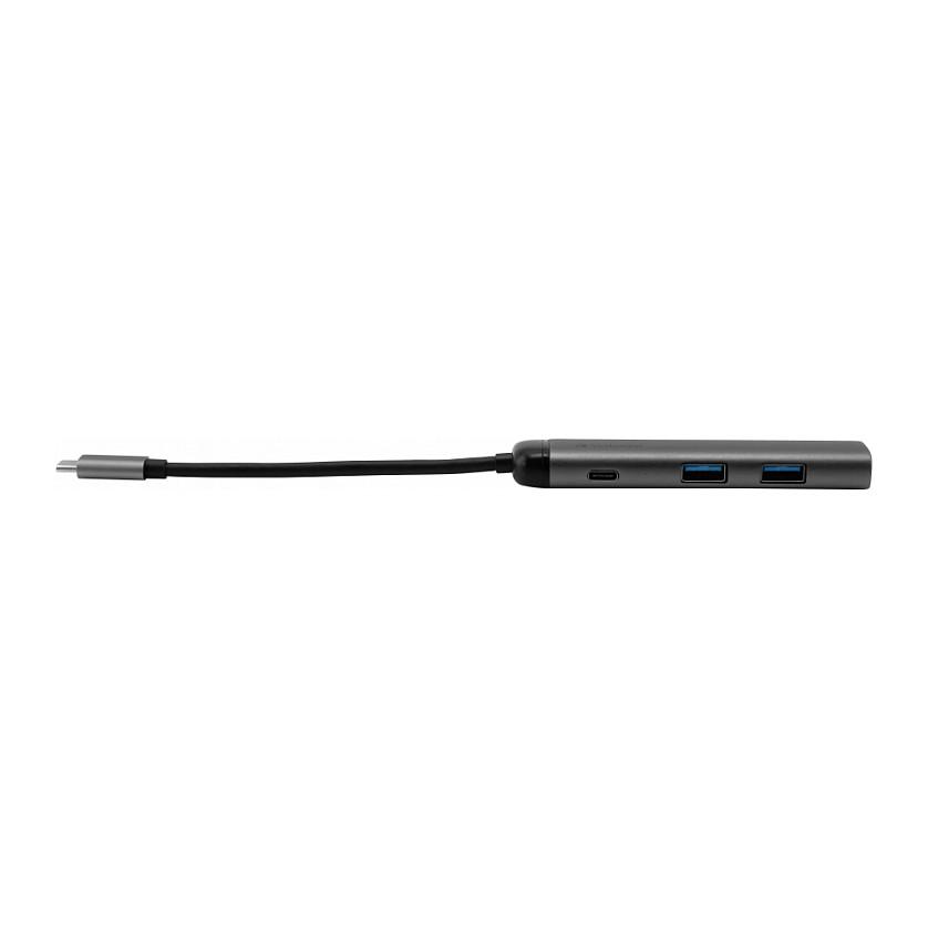 Hub USB-C Verbatim 49140, 2x USB 3.0, HDMI 4K, Power Delivery 100 W - Argjendtë - 3
