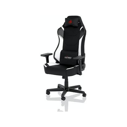 Karrige Gaming Nitro Concepts X1000 / 3D Armrests / 90-125° / Tilt 14° / 135 kg – Zezë/Bardhë - 3