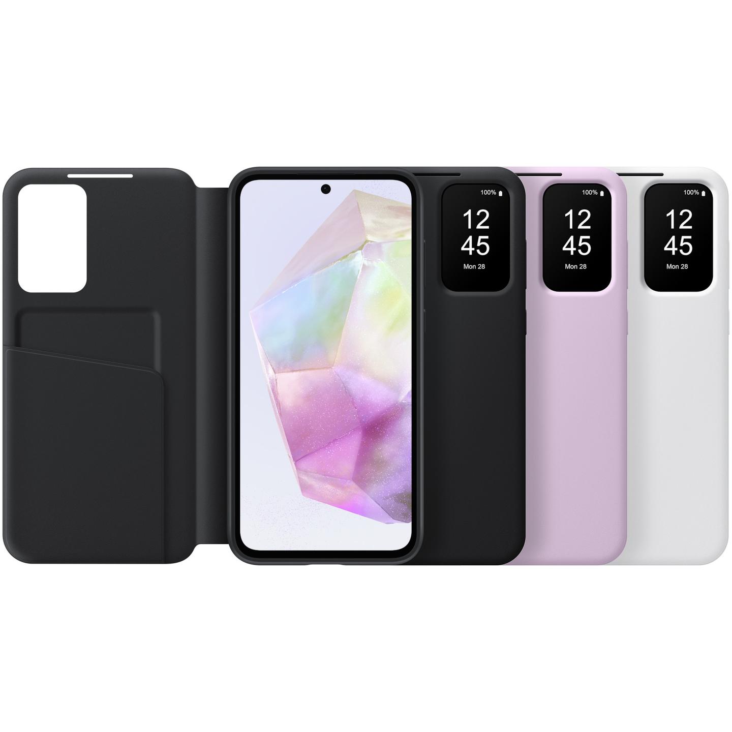 Aksesorë për Telefon Samsung EF-ZA356CBEGWW / Smart View Wallet Case / Galaxy A35 5G - Zezë - 5