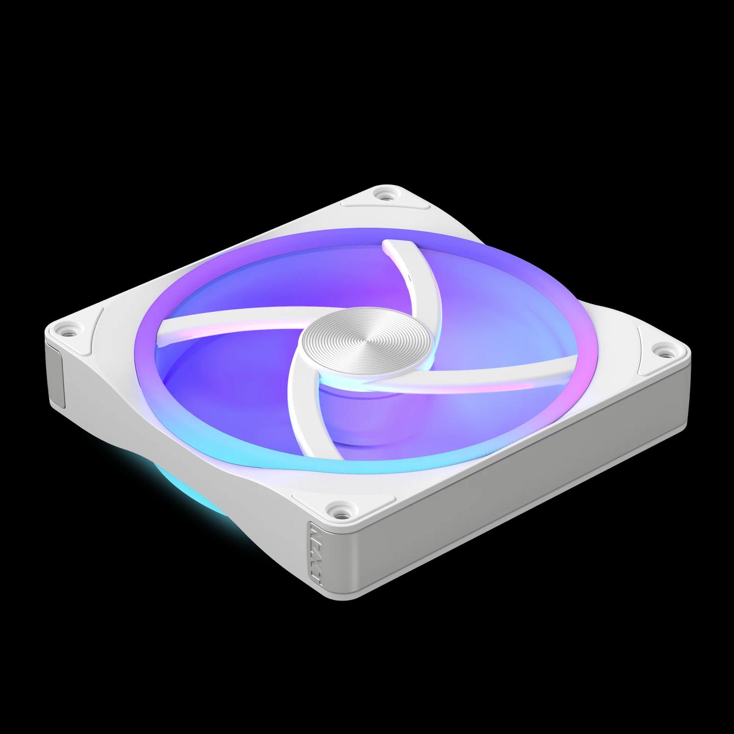 Ftohës për Kasë NZXT F120U Ultra RGB, 120mm, PWM, 2250 RPM, 60 CFM, ARGB - Bardhë - 4