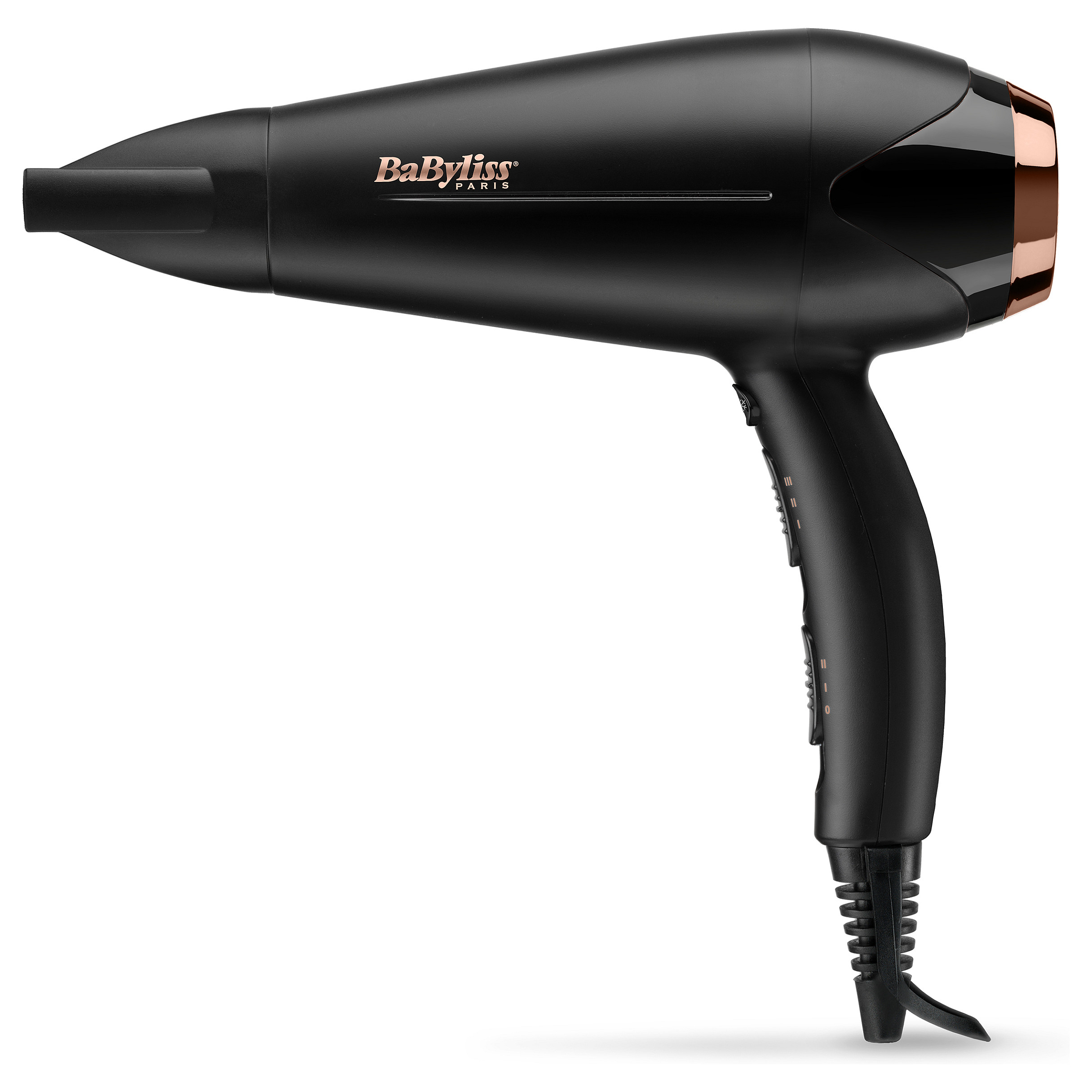 Tharëse për flokë BaByliss Turbo Shine 2200 / Ionic / Tourmaline-Ceramic / 2200 W / 3 Temperatura / 2 Shpejtësi - Zezë - 2