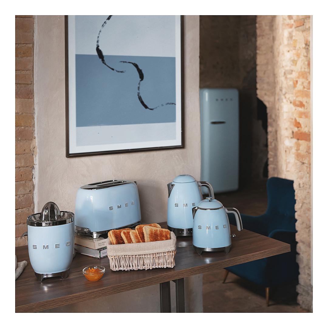 Çajnik Elektrik Smeg KLF04PBEU, 1.7L, 2400W, Temperaturë e Rregullueshme, 360° – Blu - 4