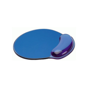 Mauspad ROLINE Silikon / 227 x 250 x 22mm / Mbështetëse e Integruar për kyçin e dorës - Blu - 2