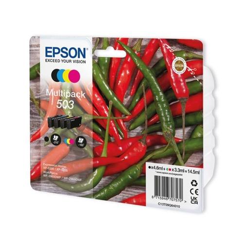INK Epson 503 / C13T09Q64010 / 210 faqe Zezë + 165 faqe Ngjyra – Shumëngjyrësh - 2