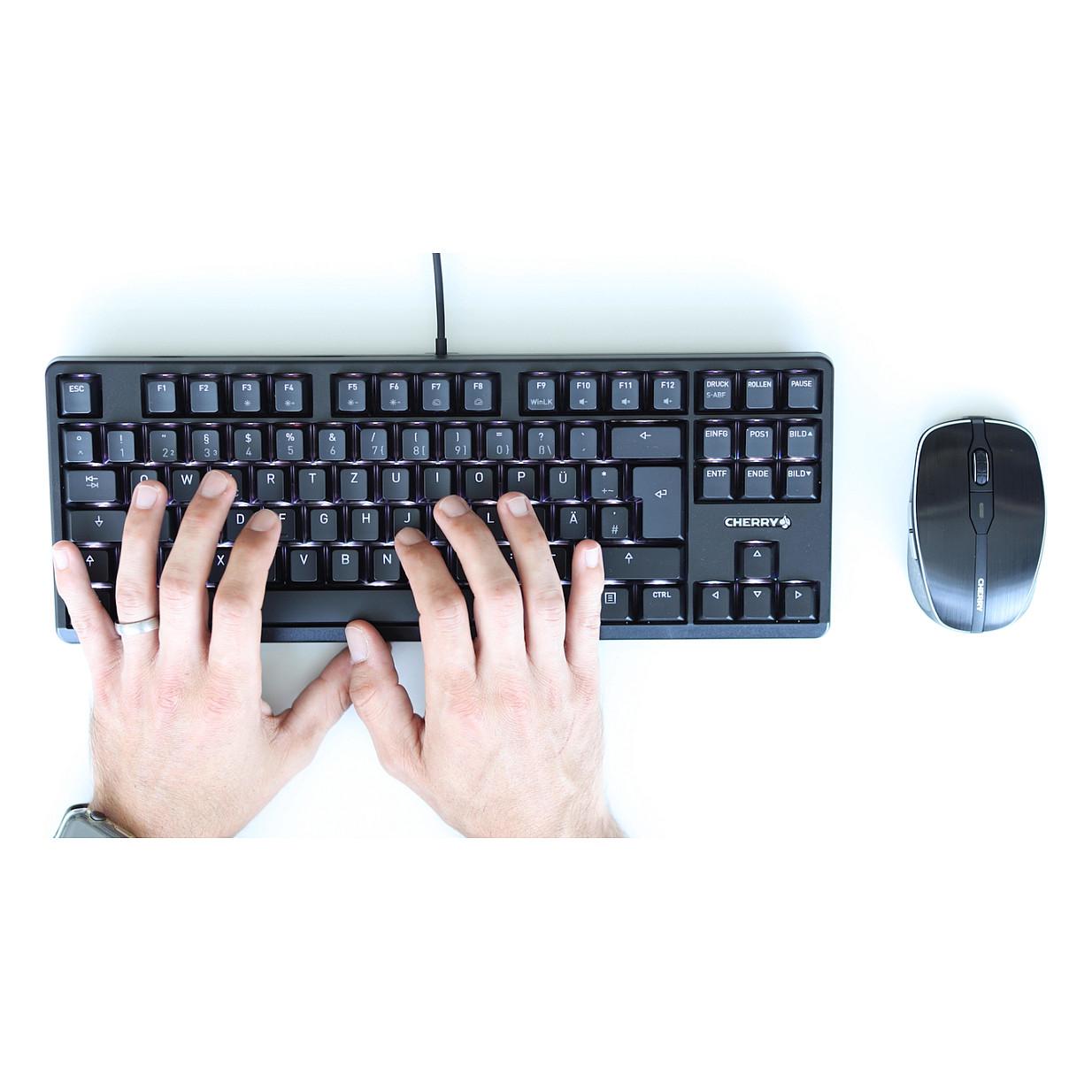 Tastierë me kabllo CHERRY G80-3000N RGB TKL / QWERTZ / Mekanike / RGB LED / TKL / 88 Taste / USB - Zezë - 8