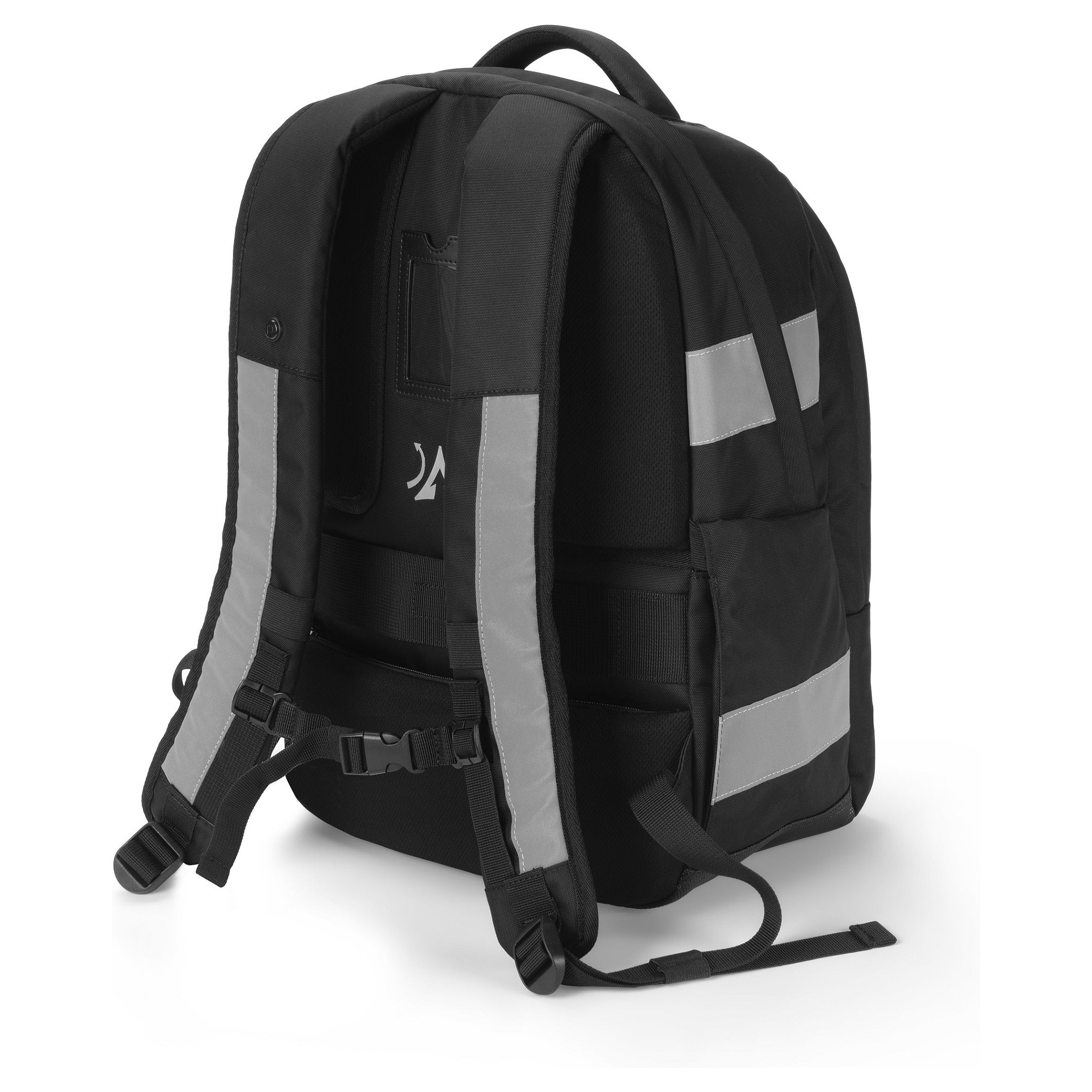 Çantë DICOTA Hi-Vis V2 / 15.6" / 25L / 600D rPET / Reflective / Rain Cover - Zezë - 2