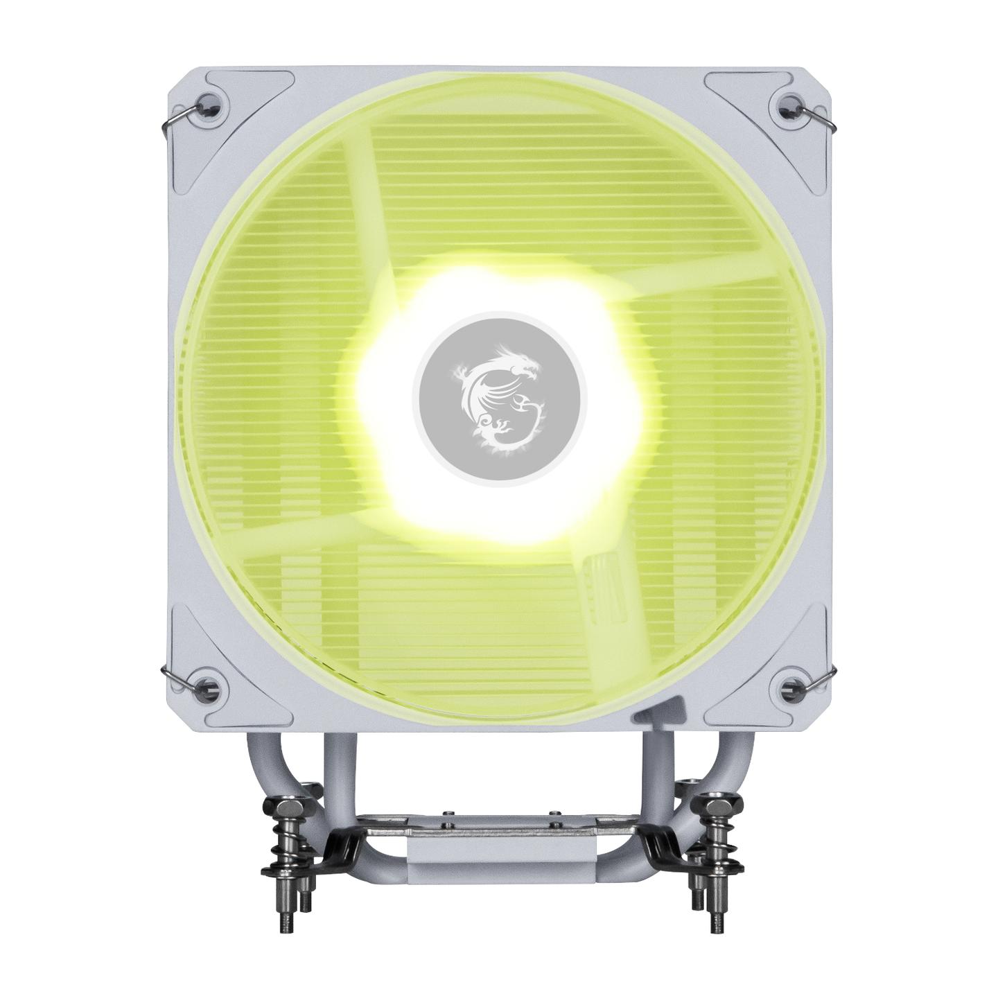 Ftohës për Procesor MSI MAG COREFROZR AA13 / Tower / 120mm ARGB PWM / 240W TDP - Bardhë - 2