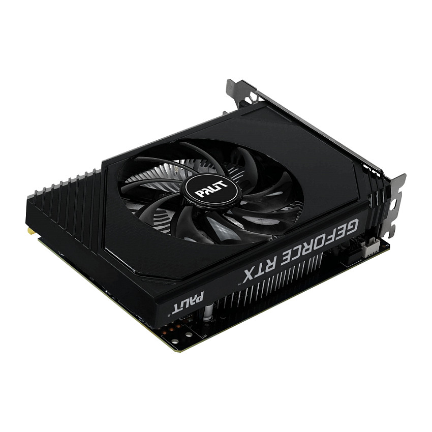Kartë Grafike NVIDIA GeForce RTX 3050 / 6GB / Palit StormX / GDDR6 / 1 Fan - Zezë - 4