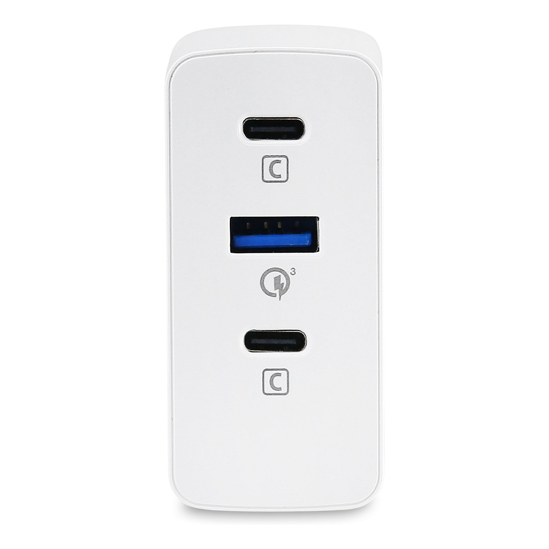 Adapter për Laptop DICOTA D31983 / 100W / GaN / USB-C PD / 2 × USB-C + USB-A - Bardhë - 5