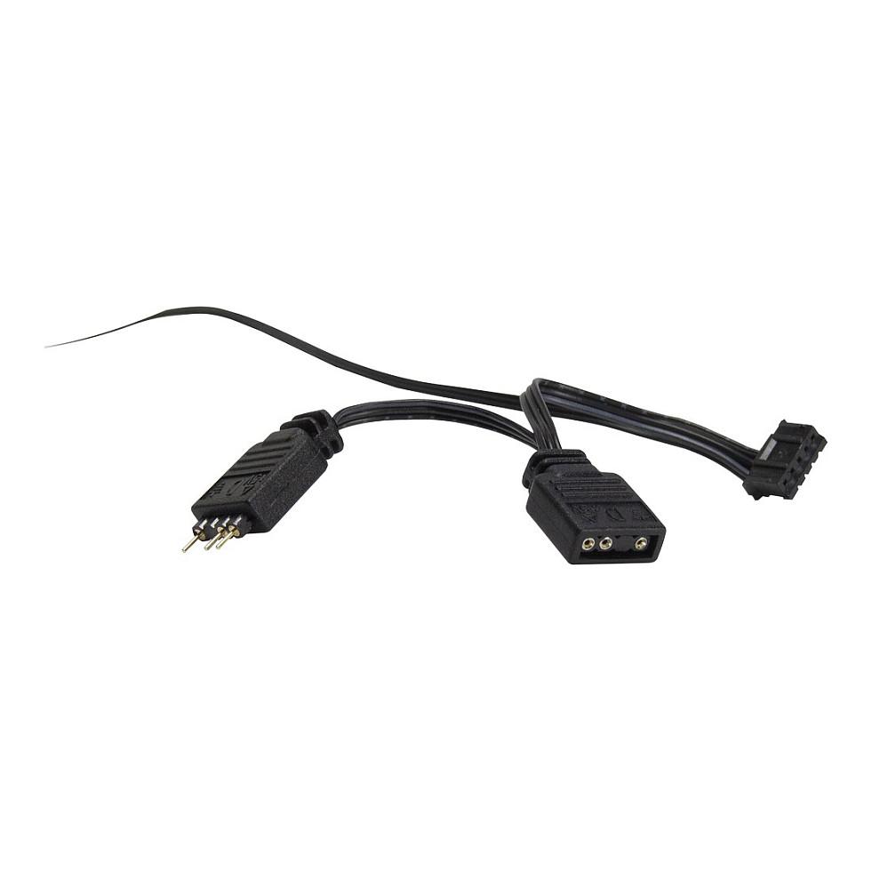 Ftohës për Kasë Inter-Tech Argus RS-041 LED, RGB - Zezë - 2