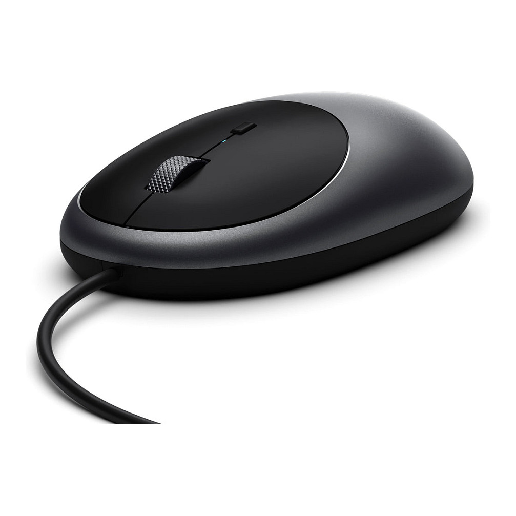 Maus me kabllo Satechi C1 / USB-C / Optik / 3200 DPI / 3 Butona - Gri/Zezë - 4