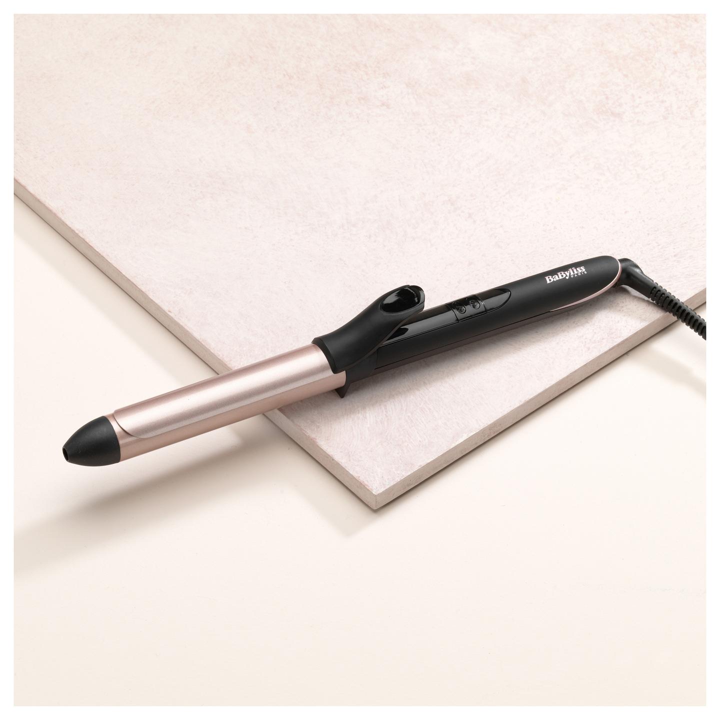 Stiluese për Flokë për Kaçurrela BaByliss C451E, 25 mm, Veshje Kuarc-Qeramike, 160–210°C, 6 Nivele Temperature, Kabllo 2.5 m – Zezë , Rozë-Ari - 4