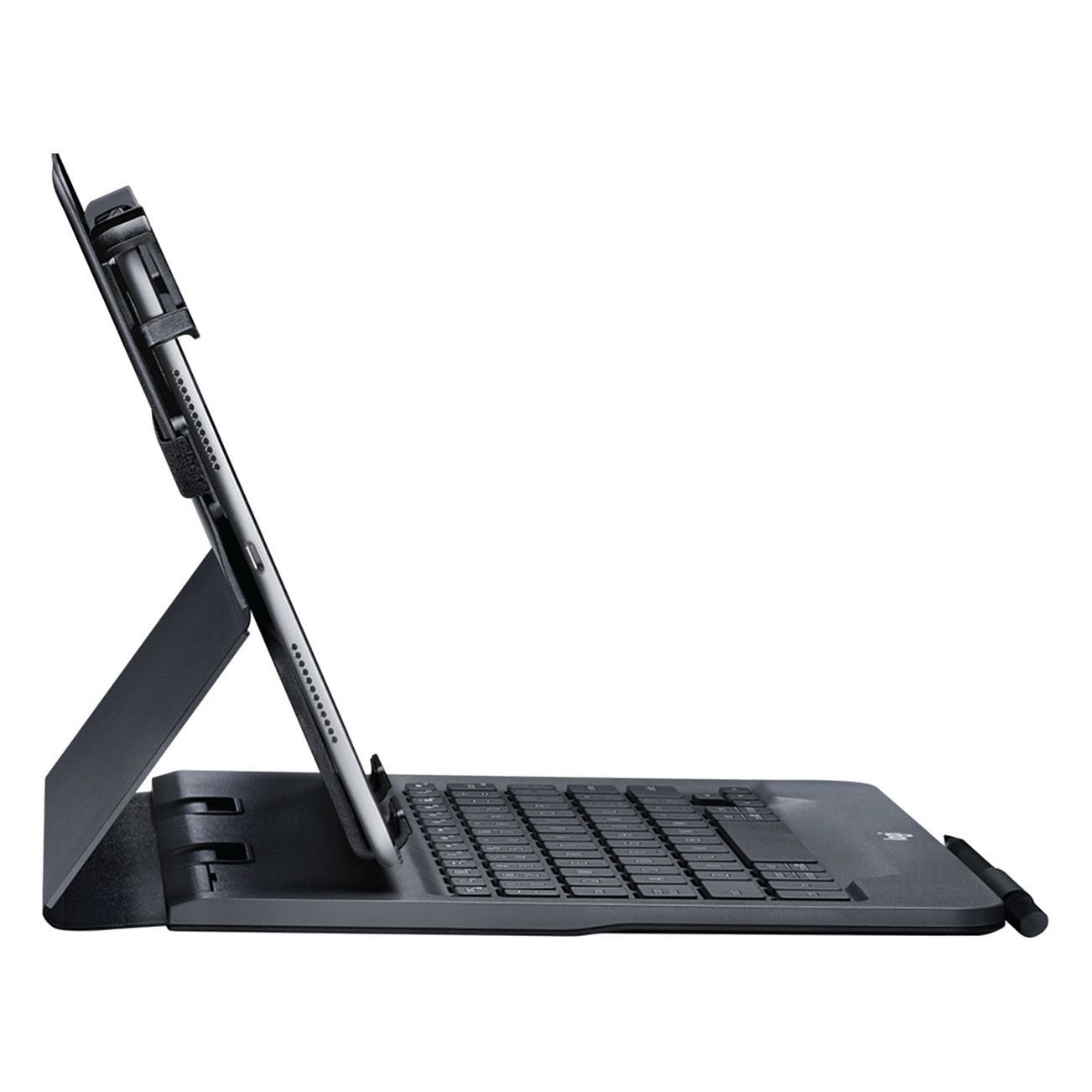 Tastierë për Tablet Logitech Universal Folio / 9–10" / Bluetooth 3.0 / AZERTY (FR) / 78 Taste / 4-Pikësh Grip / Mbajtëse Stilolapsi – Zezë - 5