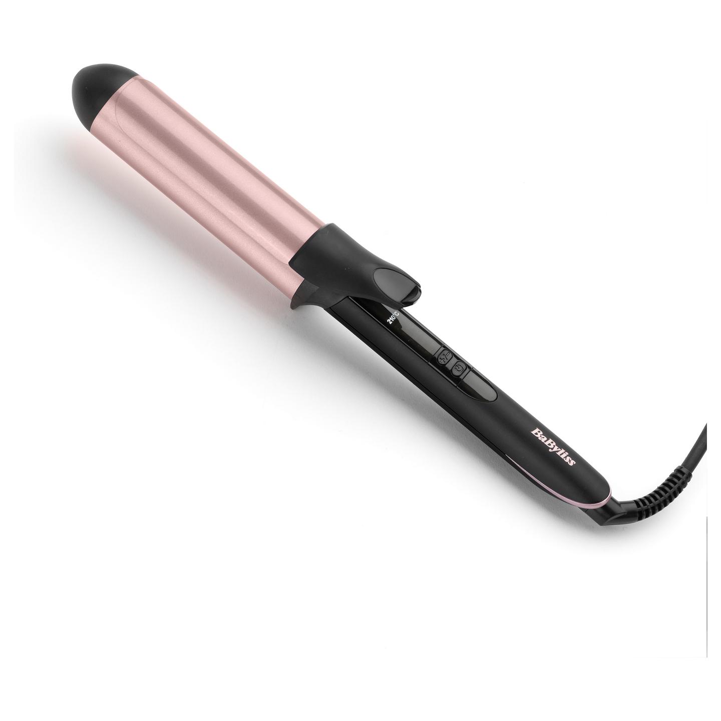 Stilues për Flokë BaByliss C453E / 38 mm / Kuarc-Qeramikë / 6 Temperatura / 160–210°C / Fikje Automatike – Zezë/Rozë - 4