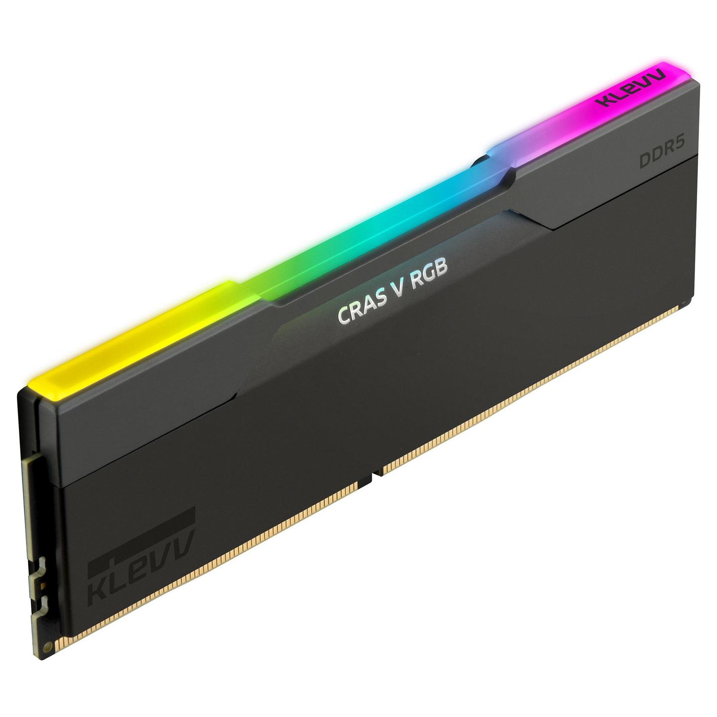 Memorie DDR5 KLEVV CRAS V RGB, 32GB (2x16GB), 6400MT/s, CL30, AMD EXPO, Intel XMP, RGB - Zezë - 5