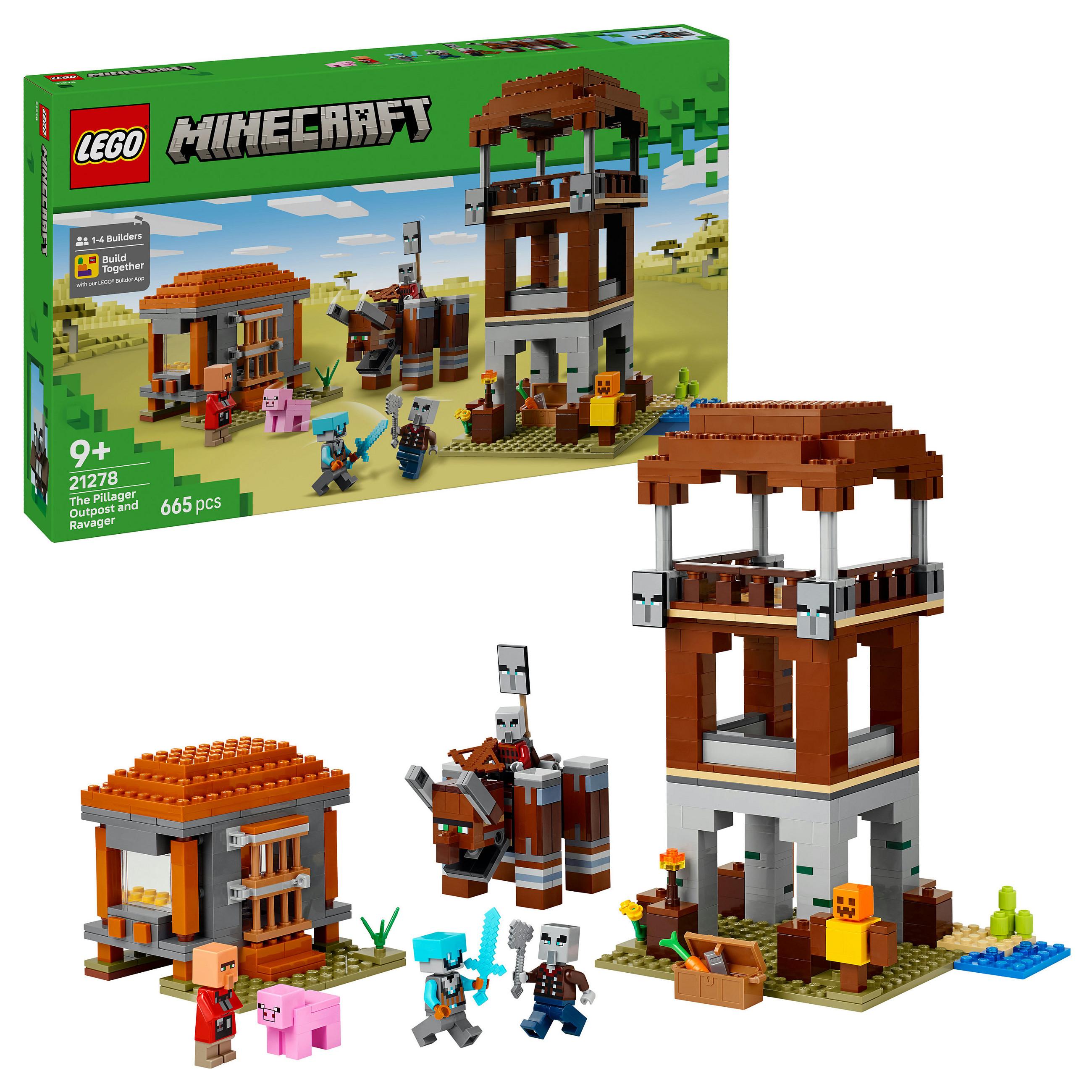 LEGO Minecraft The Pillager Outpost and Ravager - 12