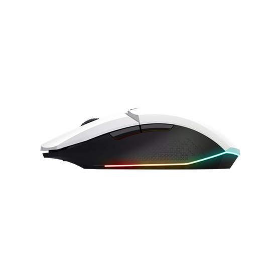 Maus Gaming Trust GXT 110 Felox / Wireless / 4800 DPI / 6 Butona - Bardhë - 4