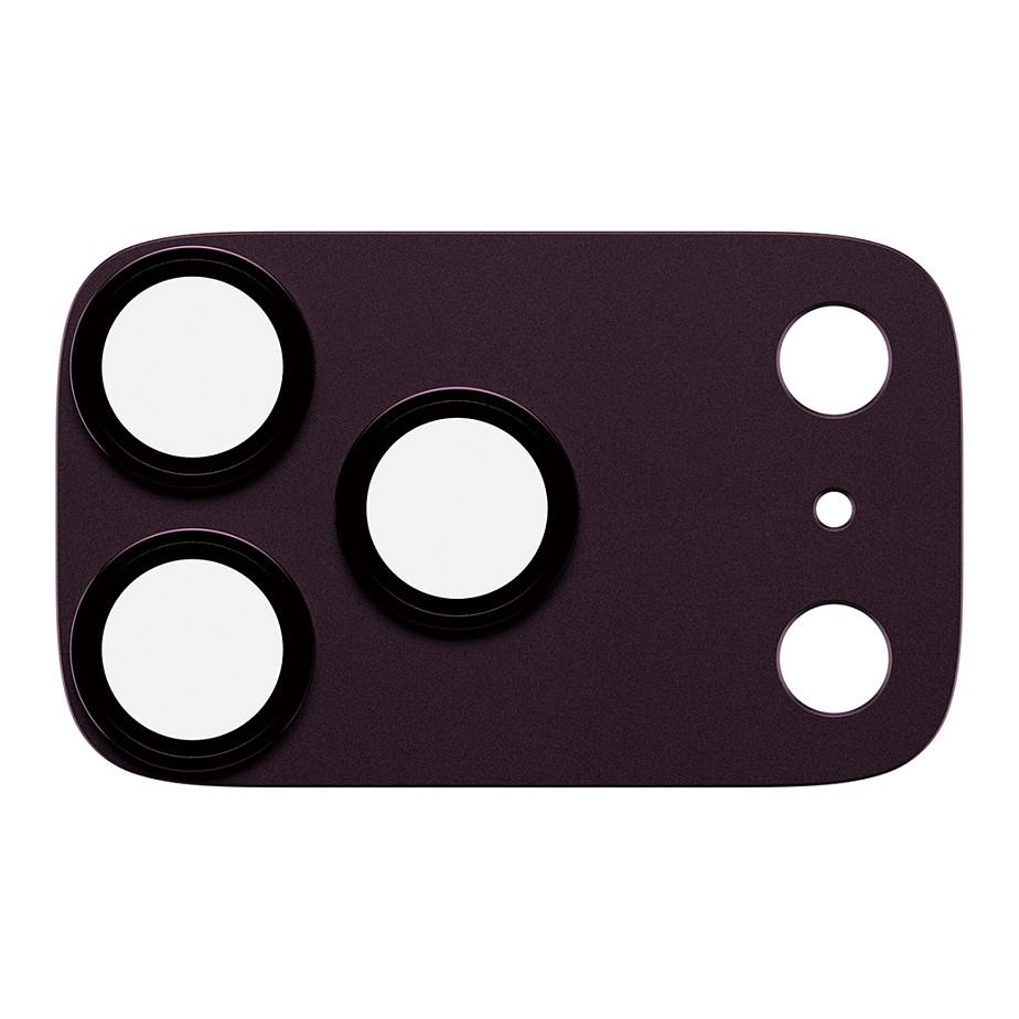 Mbrojtës për Kamera PanzerGlass Fender, për iPhone 18 Pro, Alumini, Dark Cherry - Kuqe e errët - 4