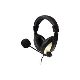 Kufje me kabllo LogiLink HS0011A / Stereo / 2 Ă 3.5 mm / 20â20000 Hz / 2.2 m - ZezĂ«/Ari