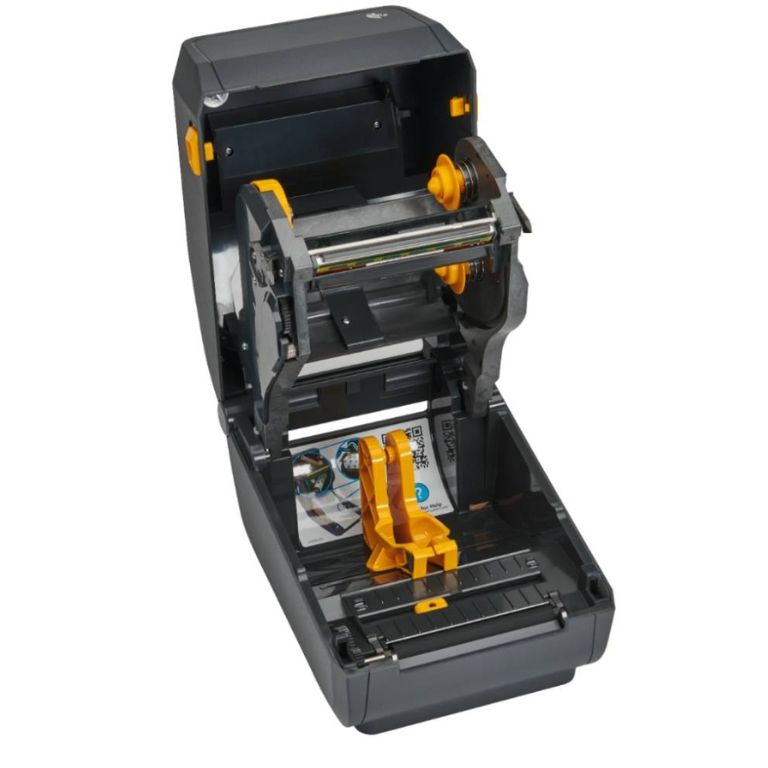 Printer Label Zebra ZD421t / Për Etiketa / 203 DPI / 104mm / 152 mm/sec / USB + LAN - Hiri - 2