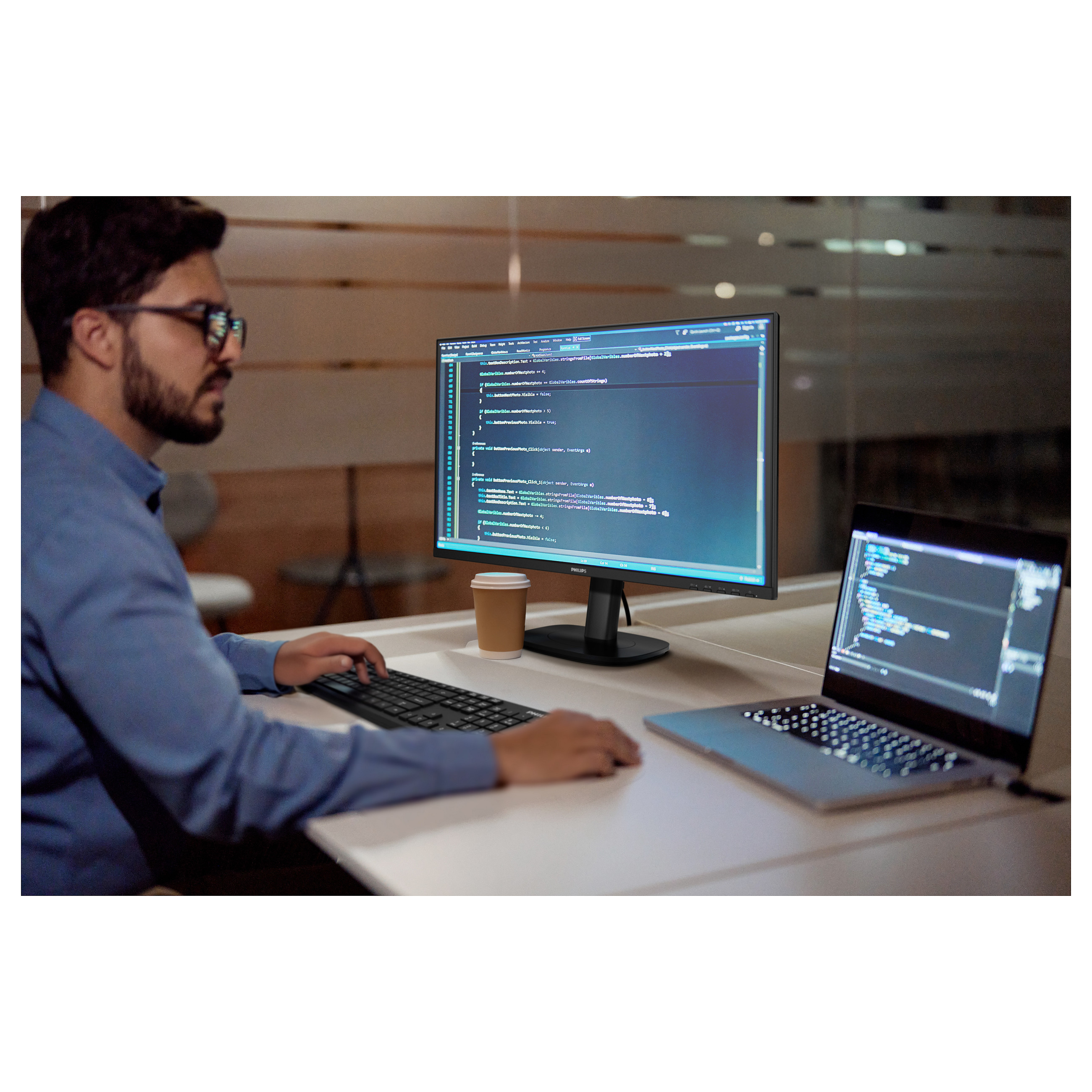 Monitor Philips 3000 Series 24B2N3200J/00 / 23.8” / Full HD IPS LED / 120Hz / 4ms / HDMI+DP+VGA+USB - Zezë - 14