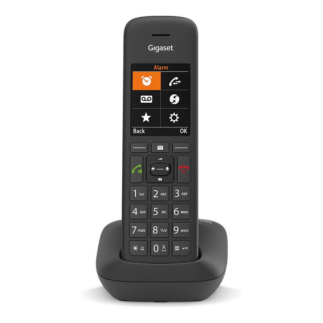 Telefon i Thjeshtë Gigaset C575HX, 2.2" TFT, DECT/GAP, CAT-iq 2.0, deri në 200 Kontakte - Zezë - 2