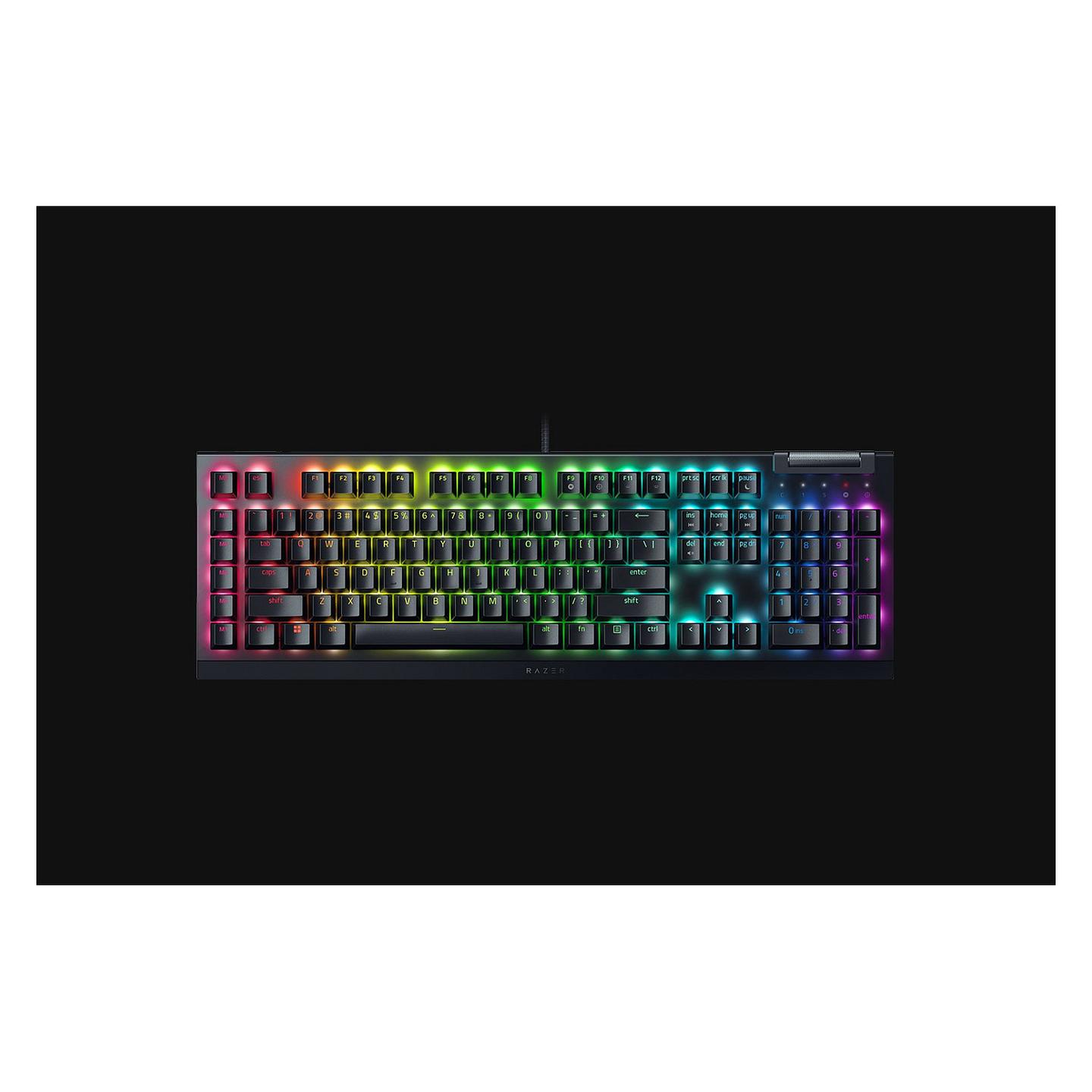 Tastierë Gaming Razer BlackWidow V4 X / Wired / QWERTZ (DE) / Full-Size / Mekanike / Razer Green Switch / 1000 Hz / 6 Makro / RGB Chroma – Zezë - 5