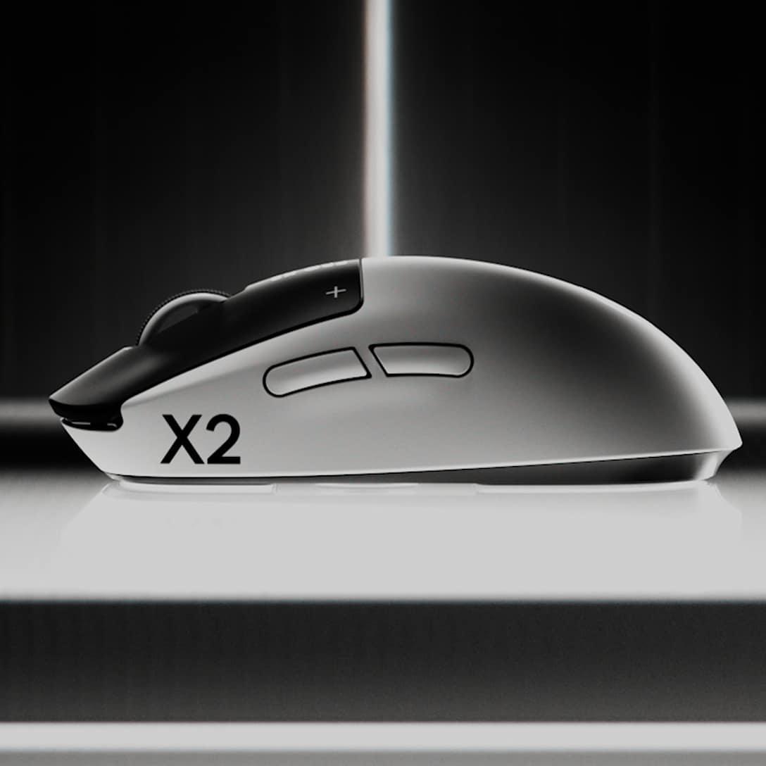 Maus Gaming Logitech G Pro X2 Superstrike / Wireless / HERO 2 / LIGHTSPEED - Zezë/Bardhë - 2