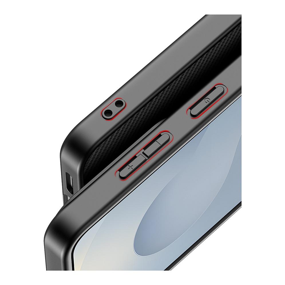 Case për Telefon nevox StyleShell NYLO / Polikarbonat + TPU + Najlon / Samsung Galaxy S26 - Zezë - 3