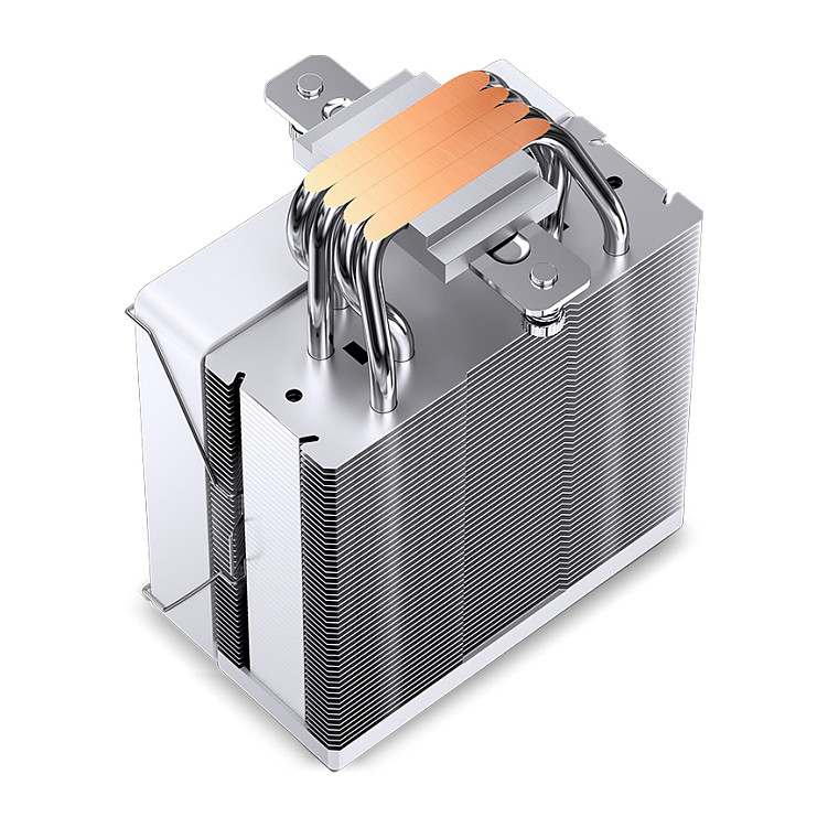 FtohĂ«s pĂ«r Procesor Jonsbo CR-1000 EVO RGB / 120mm PWM Fan / 4Ă Heatpipe / RGB / AM4/AM5 / LGA1150/1151/1155/1156/1200/1700/1851 â BardhĂ« - 9