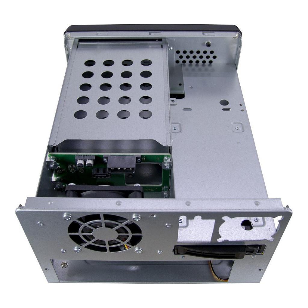Kasë Inter-Tech SC-2100, Mini-ITX, Mini-Tower, 2x Hot-Swap 2.5"/3.5", 1x Hot-Swap 2.5", USB 3.0, USB 2.0 - Zezë - 4