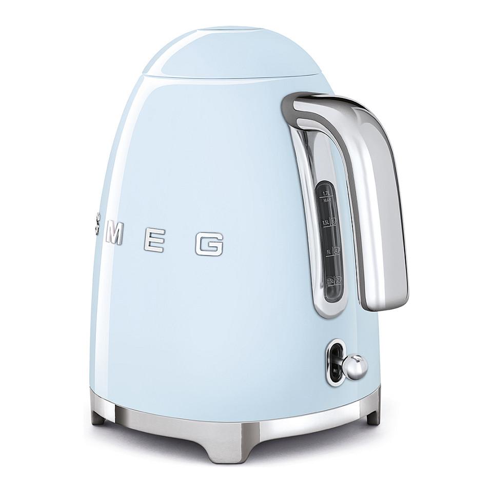 Çajnik Elektrik Smeg KLF03PBEU, 1.7L, 2400W, 360° – Blu - 6