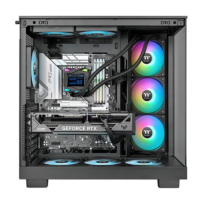 Ftohës për procesor Thermaltake LA360-S ARGB / 360mm / AIO / ARGB / LCD - Zezë - 6