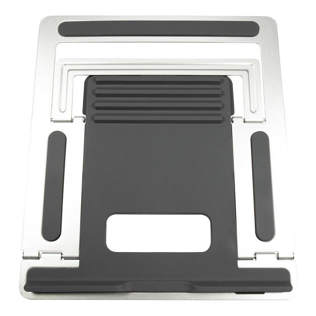 Mbajtës për Laptop Inter-Tech NBS-100, i Rregullueshëm në Lartësi, 4 Nivele, 90–113mm, 23–30°, 10kg, Metal - Argjend, Zezë - 3