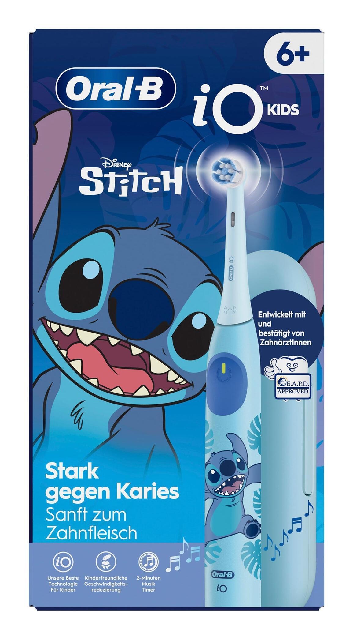 Furçë dhëmbësh elektrike për fëmijë Oral-B iO Kids 6+ Stitch/me Etui – Blu - 2