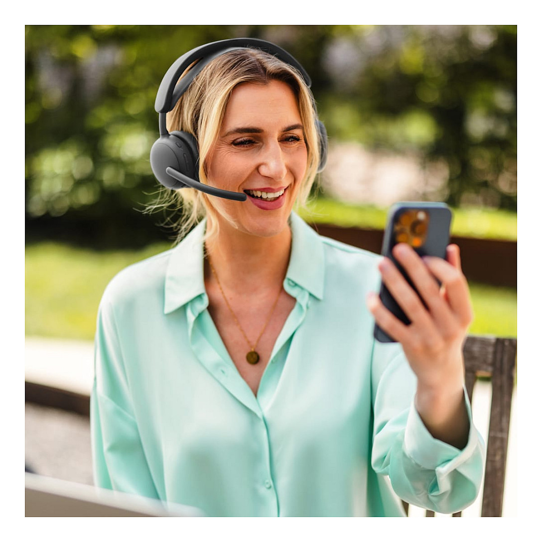 Kufje pa kabllo Logitech Zone 2 ES / On-Ear / Bluetooth 5.3 / ANC / 40 mm / 48 orë – Gri - 3