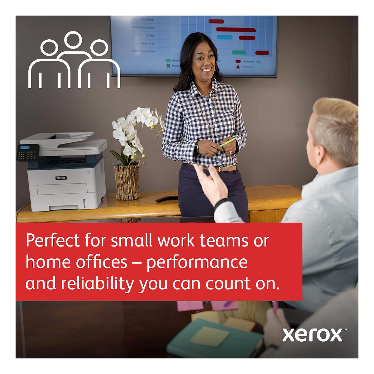 Printer Multifunksional Xerox B225, Laser Monokrom, A4, 34 ppm, 3 në 1, ADF 50-fletësh, Duplex, Wi-Fi, Ethernet, USB 2.0 - Bardhë - 11
