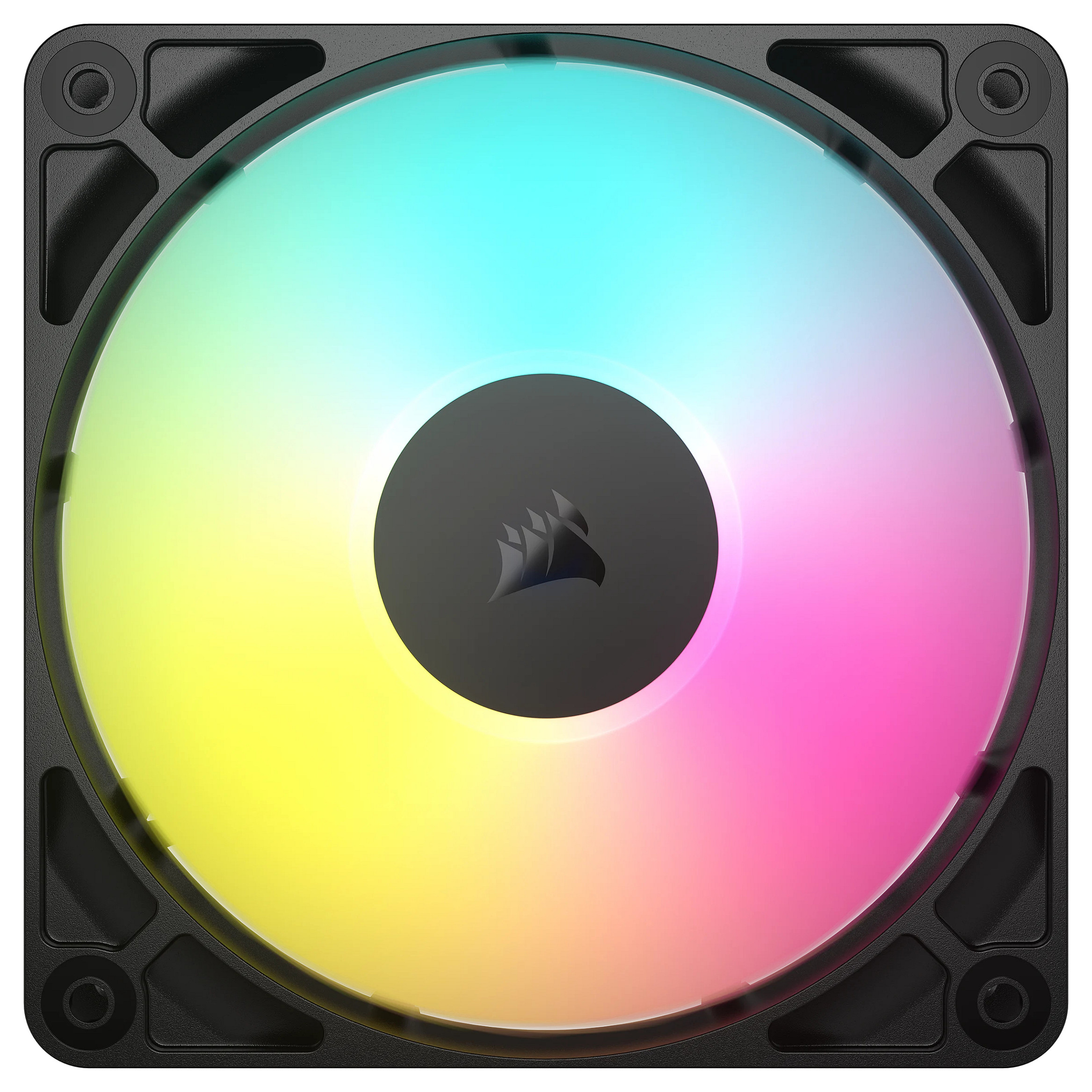 Ftohës për Kasë Corsair RS120 ARGB / 120mm / 420-2100 RPM / 3-Pack – Zezë - 2