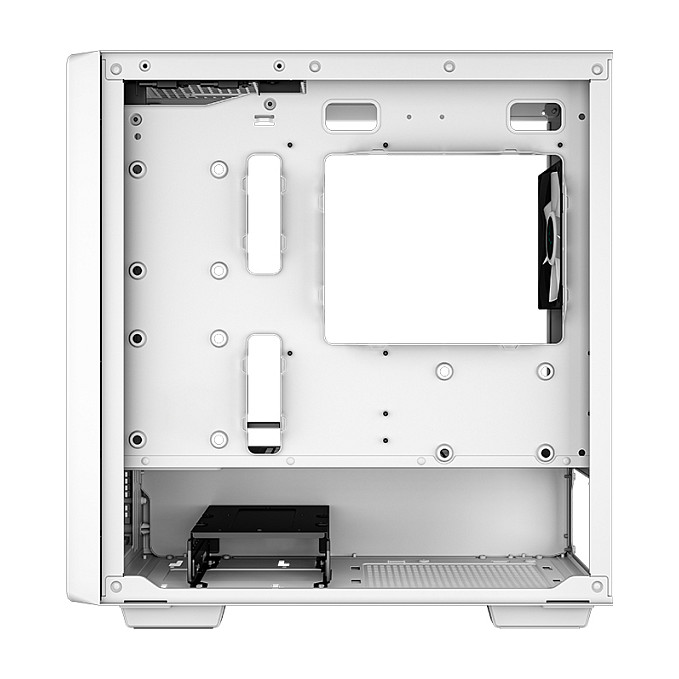 Kasë PC DeepCool CC360 WH ARGB / Mini Tower / Micro ATX / 8x 120mm + 4x 140mm Fan Support / Tempered Glass / Mesh / 360mm Radiator / ARGB - Bardhë - 7
